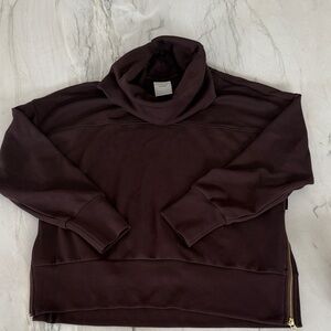 Varley Priya Longline Sweat Shirt Size Medium Coffee Bean - Worn once!